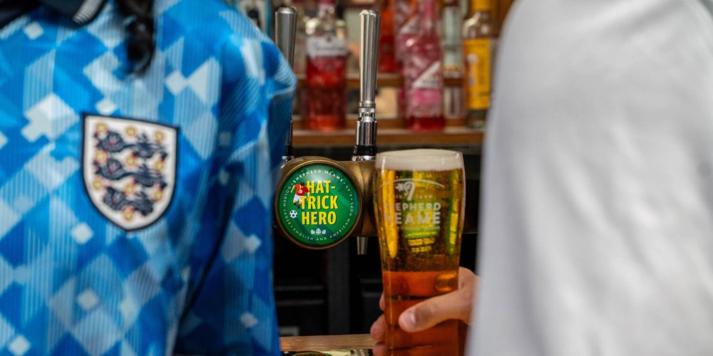 Shepherd Neame to pour free pints when England score