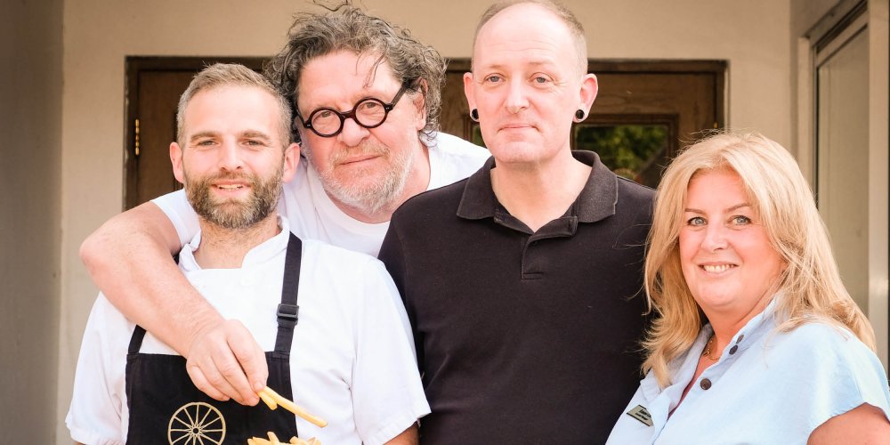 Pierre White collabs on pub hot dogs