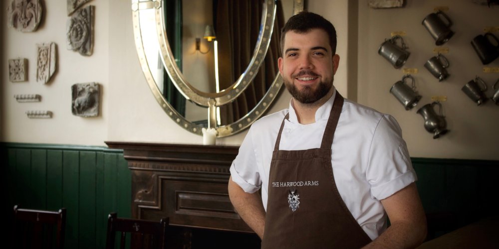 Harwood Arms promotes Cutress to head chef