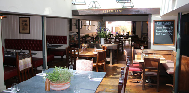 Pub dining room in Surrey 